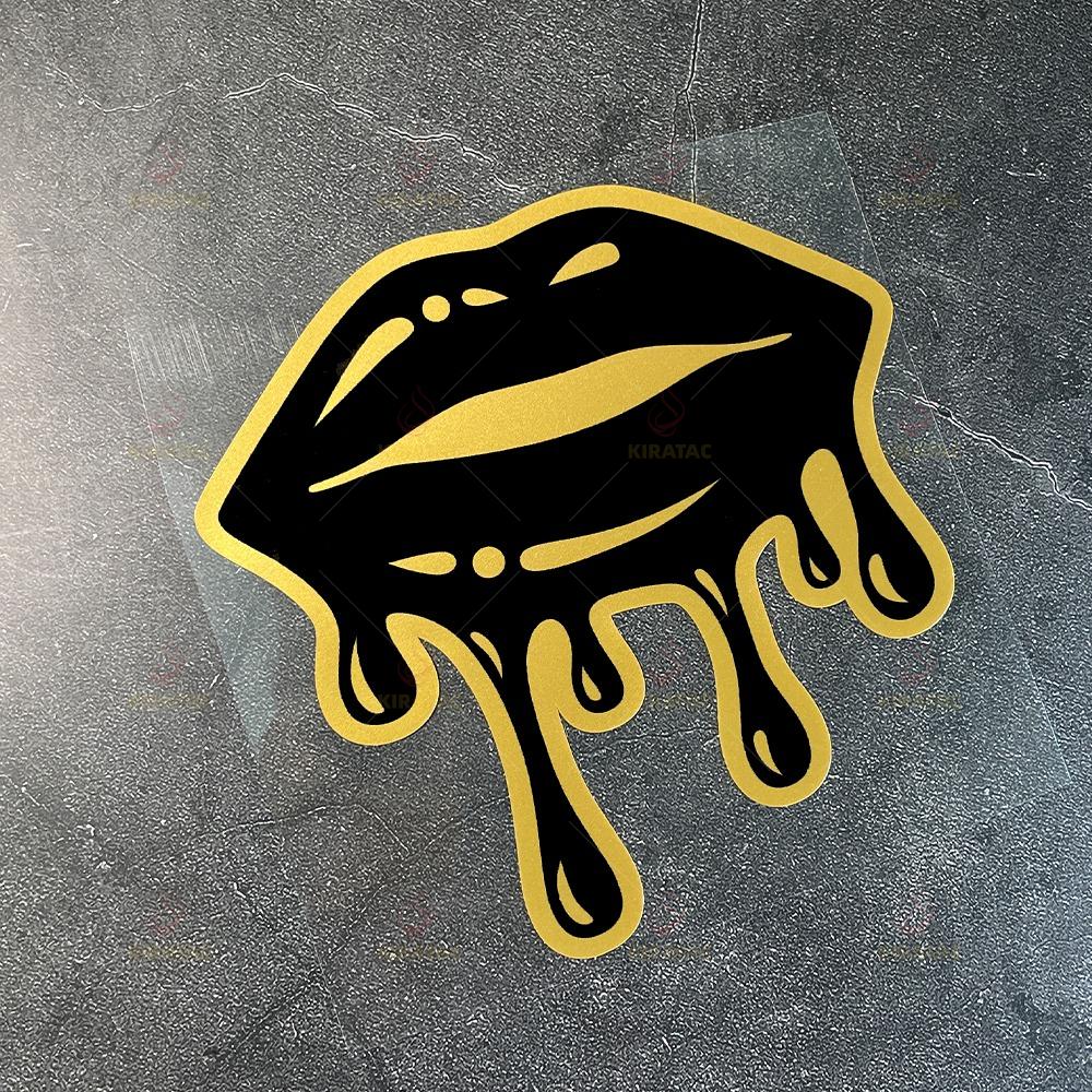 1PC Lips Multiple Colors Motocycle Stickers Waterproof for Helmet Fuel Tank Fairing Car Window Scooter Universal Vinyl Decals