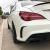 2pcs Gloss Black Rear Bumper Spoiler Fins Trims For Mercedes-Benz CLA-Class W117 C117 CLA200 220 250 260 45 AMG 2013-2019 Tuning