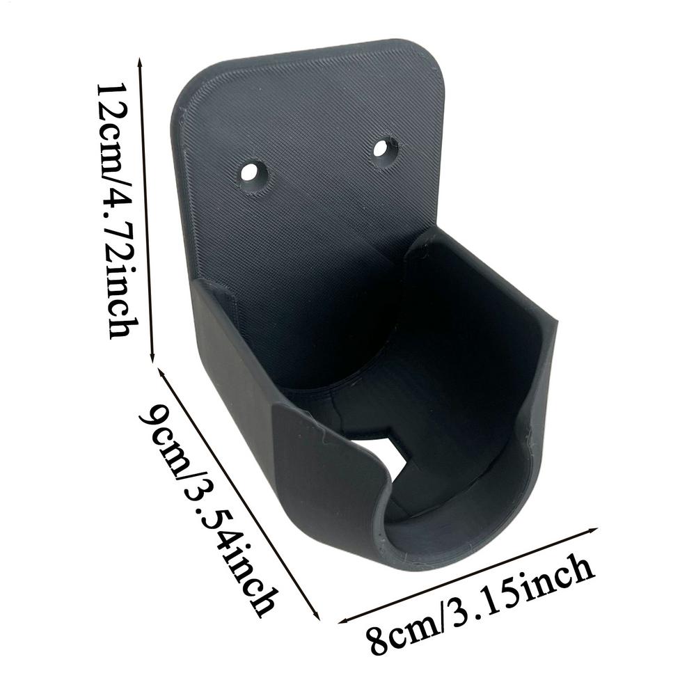 

Garden Hose Hanger Outdoor Wall Hose Holder for Nozzles Anti Slip Nozzle Attachment Bracket with Built-in Drainage Holes чорний