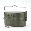 Outdoor German Style Aluminum Lunch Box with Handle