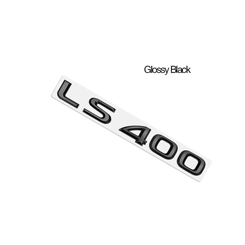 AAOU1 Metal Emblem Car Sticker Badge Decal Body Trunk Decor for Lexus Hybrid IS250 IS300 ES250 ES260 ES300 ES350 LS400 Glossy Black