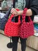 Icelandic Wool DIY Chunky Knit Korean-Style Tote Bag