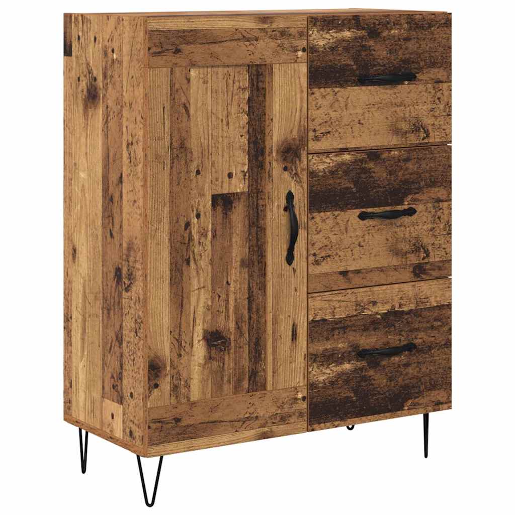 Highboard Reclaimed Wood 69.5 x 34 x 180 cm Particleboard