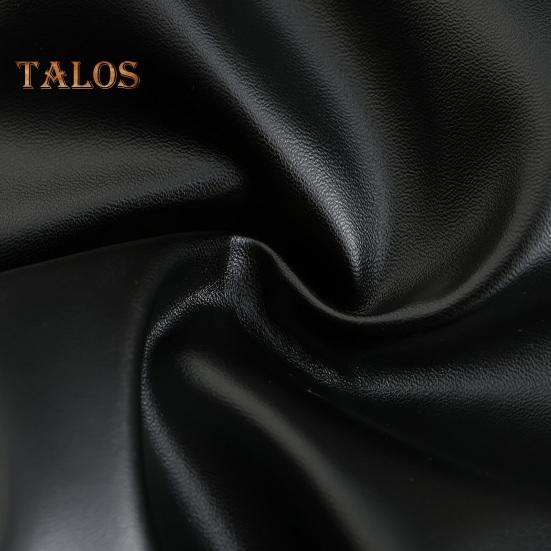 Pánská vesta z umělé kůže s výstřihem do V bez rukávů Slim Fit Jednořadá vesta Kabát s kapsami Jednobarevná vesta