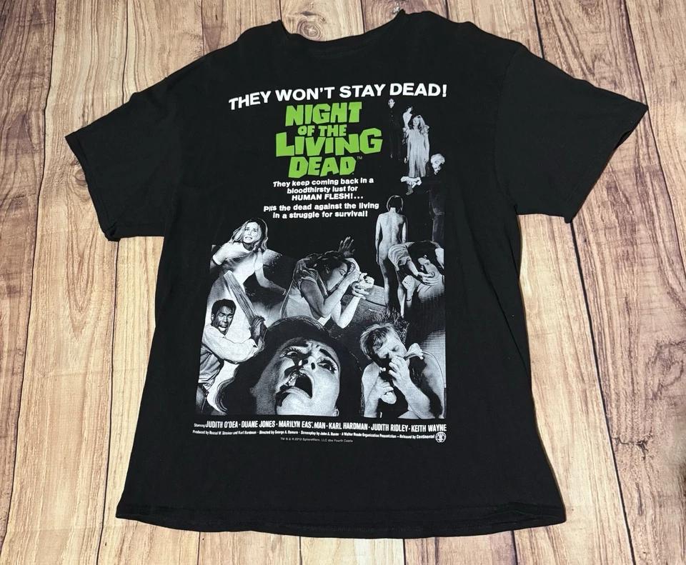 Night Of the Living Dead Movie Poster T-Shirt Size XL Black Hifidelity XL