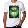 Emerald Dragonfly  A Stunning Design With A Mysterious Pattern Tshirt Quick Dry Travel Tshirt