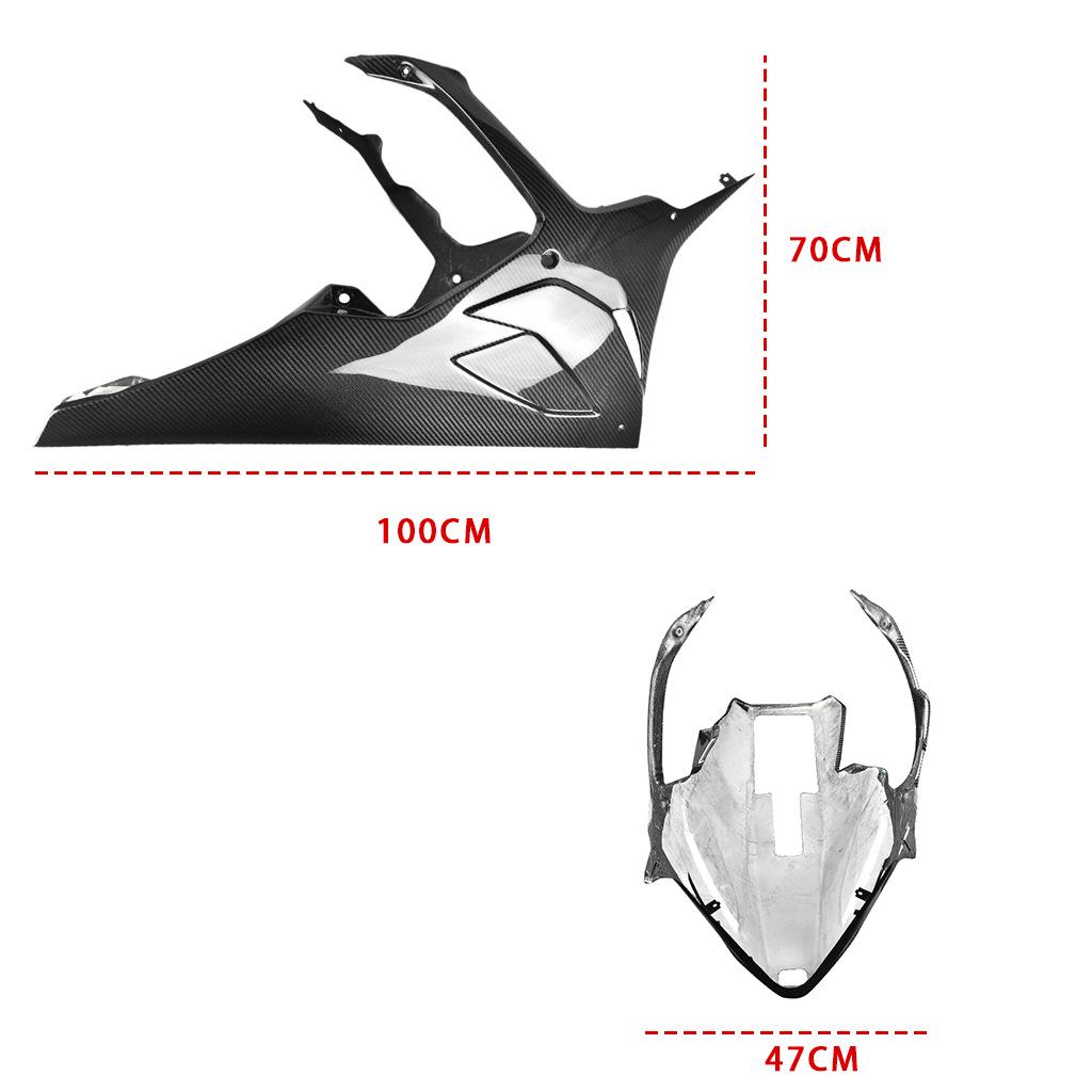 BMW S1000RR Double R Carbon Fiber Lower Fairing Body Kit