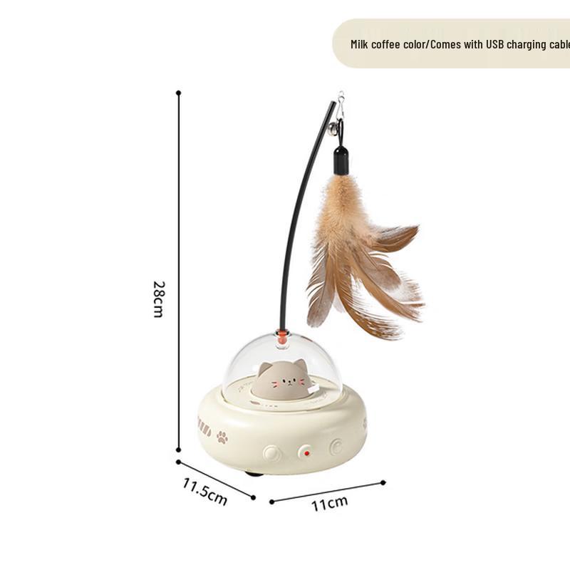 

Smart Electric UFO Cat Teaser Toy