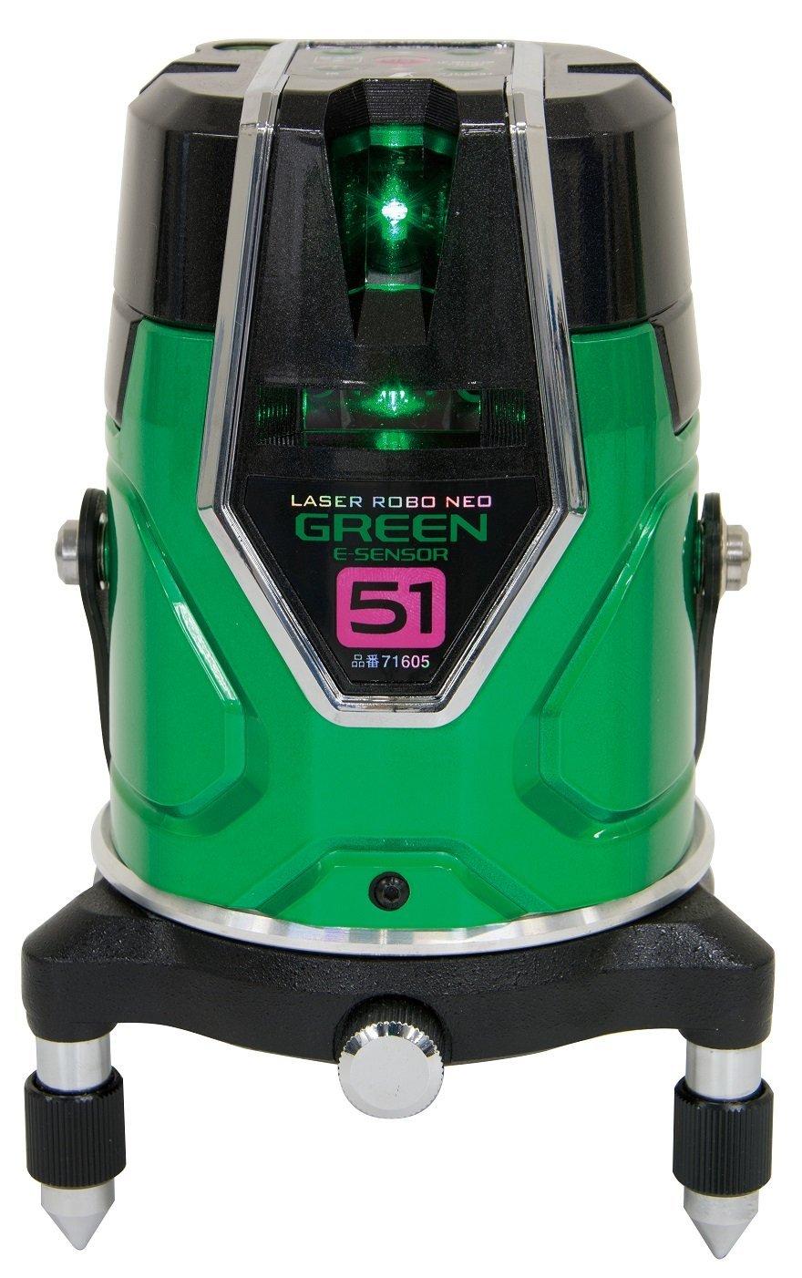 

Shinwa Sokutei Laser marking device Laser Robo Green LASER ROBO GREEN Neo E Sensor 51 large center line x ground marking 71605 Vertical, horizontal,