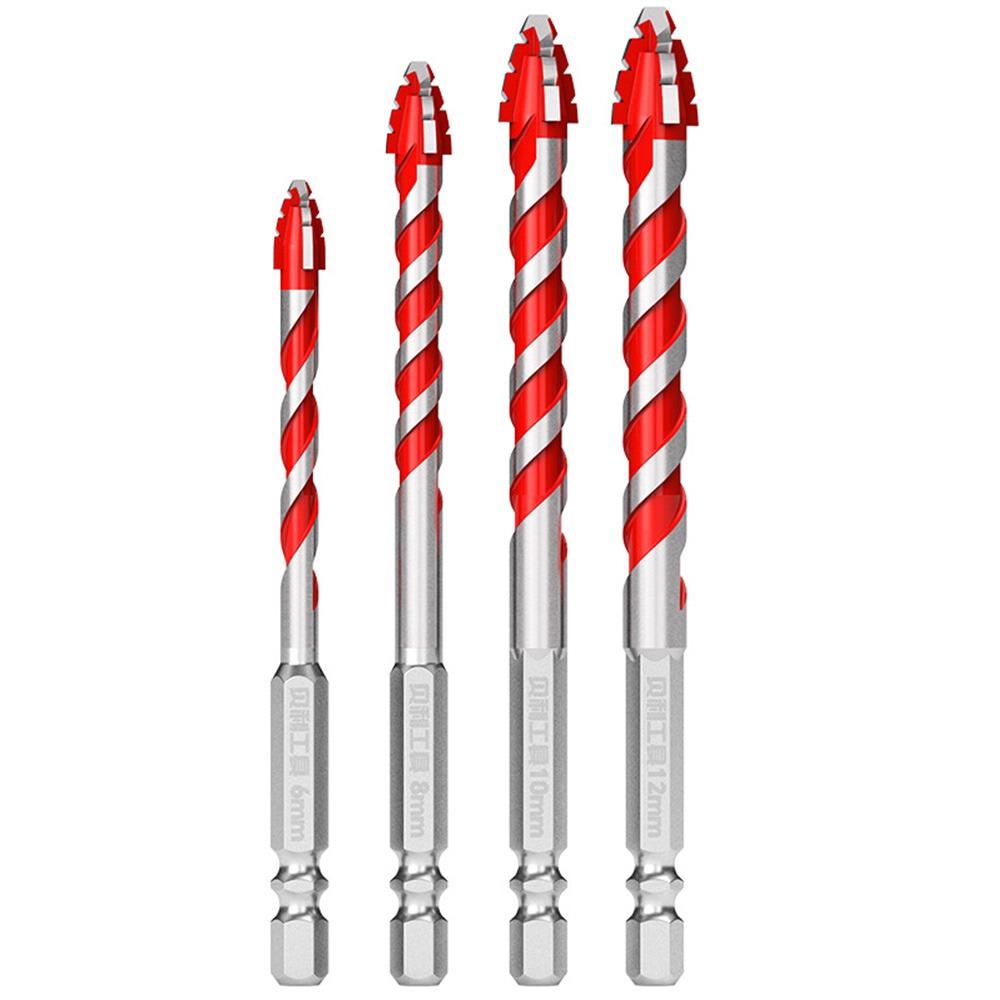 Skewed Head Eccentric Drill Bit Serrated Hexagonal Shank Drill Bit Set  Drilling Tool