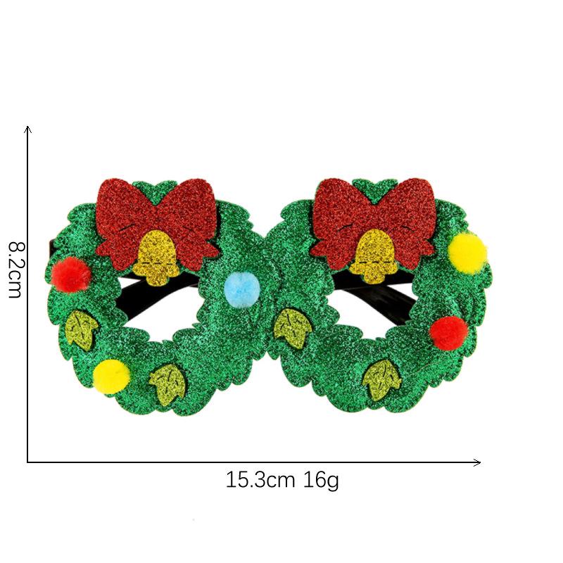 Festive Headband Eyeglass Frames: Christmas, Halloween, Valentine's Day & Party Glasses with Santa Claus Design