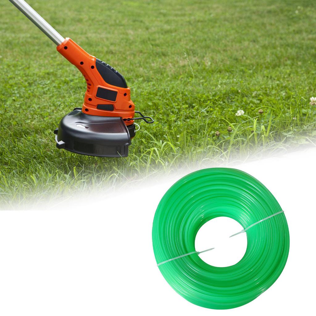 Nylon String Trimmer Line 1.6/2.0/2.4mm Diameter 100m Length Lawn Mower Cutting Wire Cord for Efficient Lawn Mowing