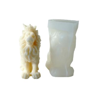 Lion-Shape Candle Molds Silicone Aromatherapy Candle Mold Resin Epoxy Casting Mold for DIY Resin Craft Homemade Tool