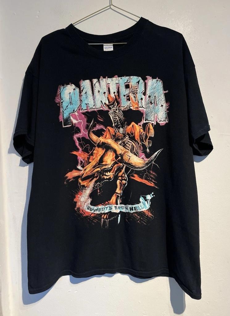 Pantera Shirt XL Cowboys from Hell Tour Metal Band Rock Gig Festival Graphic Unisex T-Shirt
