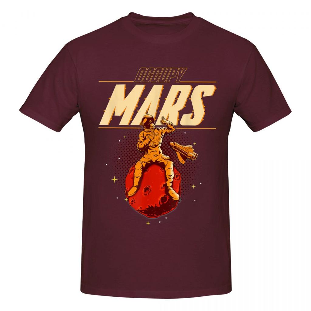 Occupy Mars Trending T Shirts Graphic Y2k Unique Cotton Unisexs Wounisex T Shirts Clothing