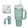 Steel Vacuum Insulated Tumbler Double Wall Vacuum Travel Water Bottle 40oz Insulated Tumbler with Straw Lid and Handle