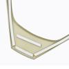 Per Toyota Corolla Auris 2014-16 17 2018 RAV4 2013-2017 Cromato Interno Volante Decorazione Copertura Finitura Accessori Auto 1 pz