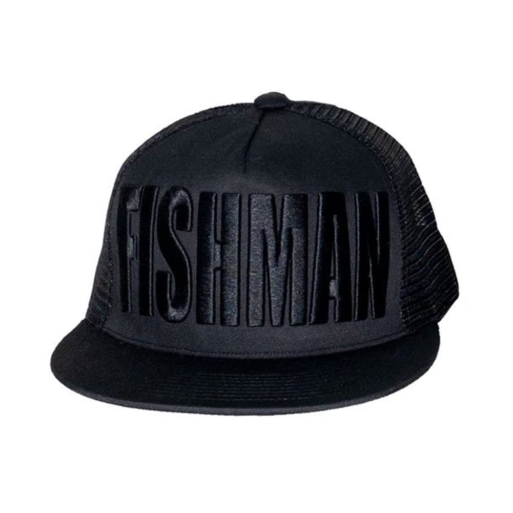 

FISHMAN CAP-16 Mesh Flat Cap, Black