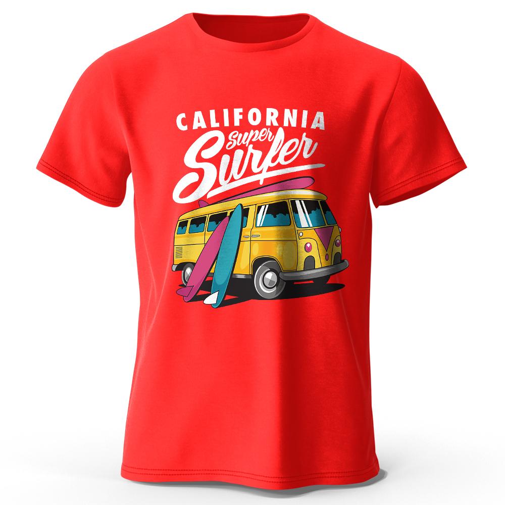 Surfer Sunrise Silhouette Printed Unisex Men Women T-Shirt Tees Tops Cotton Ocean Wave Graphic Morning Ritual - Men s Summer S разноцветный 2590₽