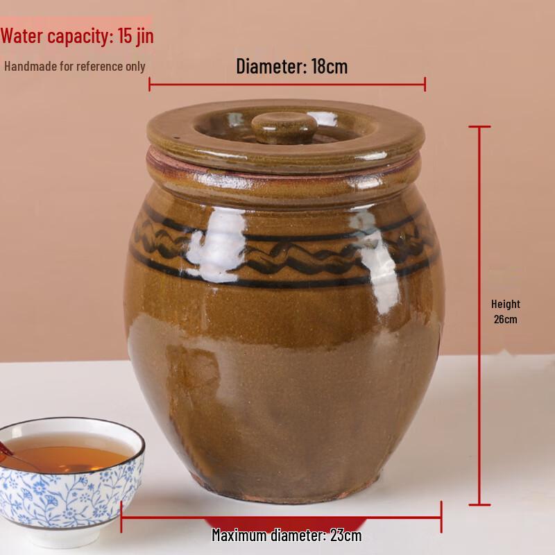 Traditional Ceramic Pickling Jar