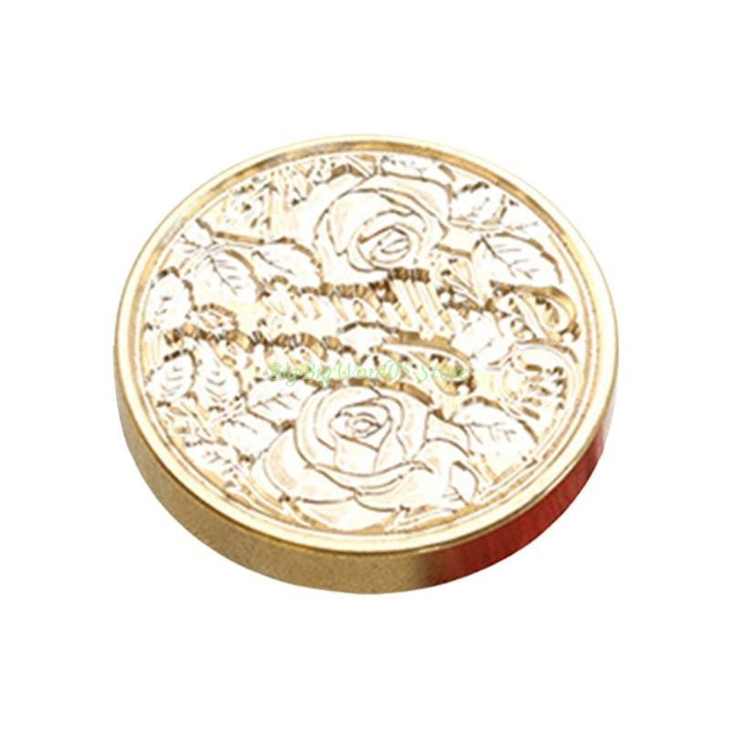 24TE Embosses Sealing Waxes Scrapbooking Stamp Head Waxes Seal Stamp Head Replacement