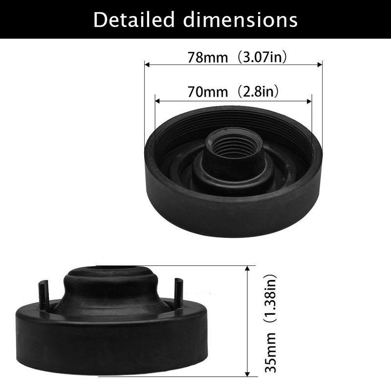 Car LED Headlight Dust Covers H4 Dust Cover H4 Dust Cover LED Headlight Conversion Kit 70mm Waterproof Cover Waterproof Cover