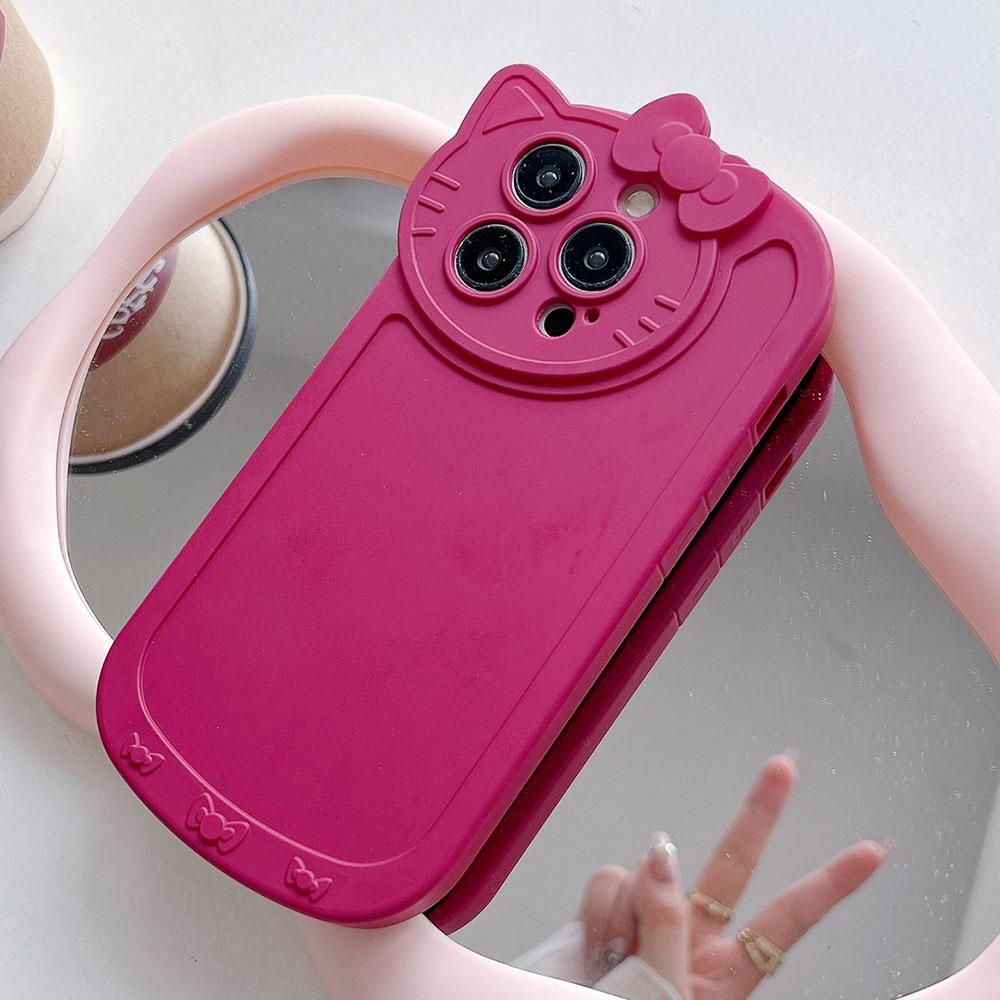 For iPhone 14 Pro Max Case 3D Animal Kitty TPU Phone Cover Precise Cutouts