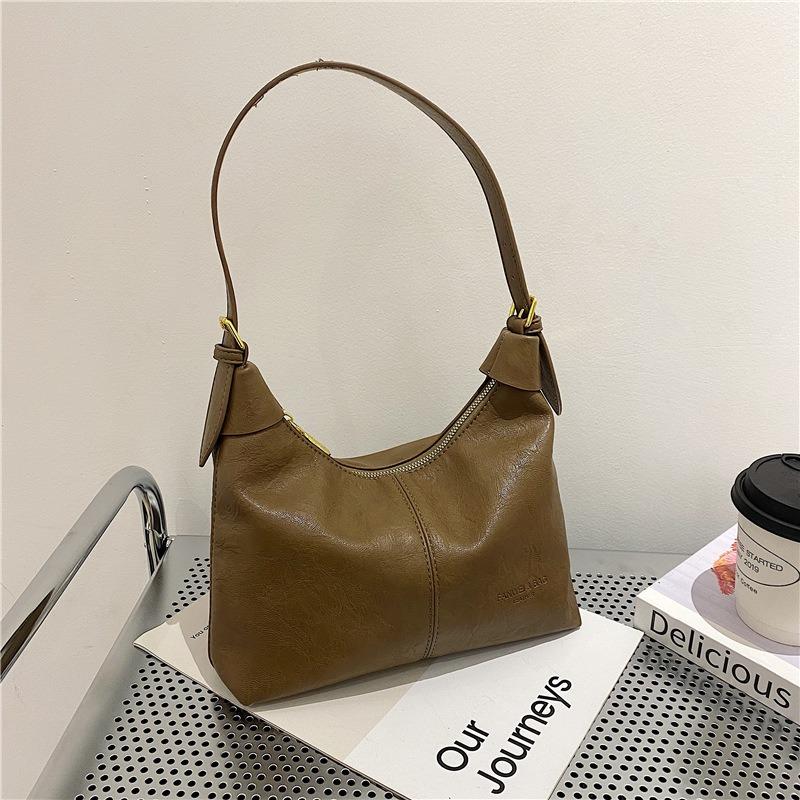 Premium soft face women's bag new simple underarm bag versatile shoulder fashion women's bag