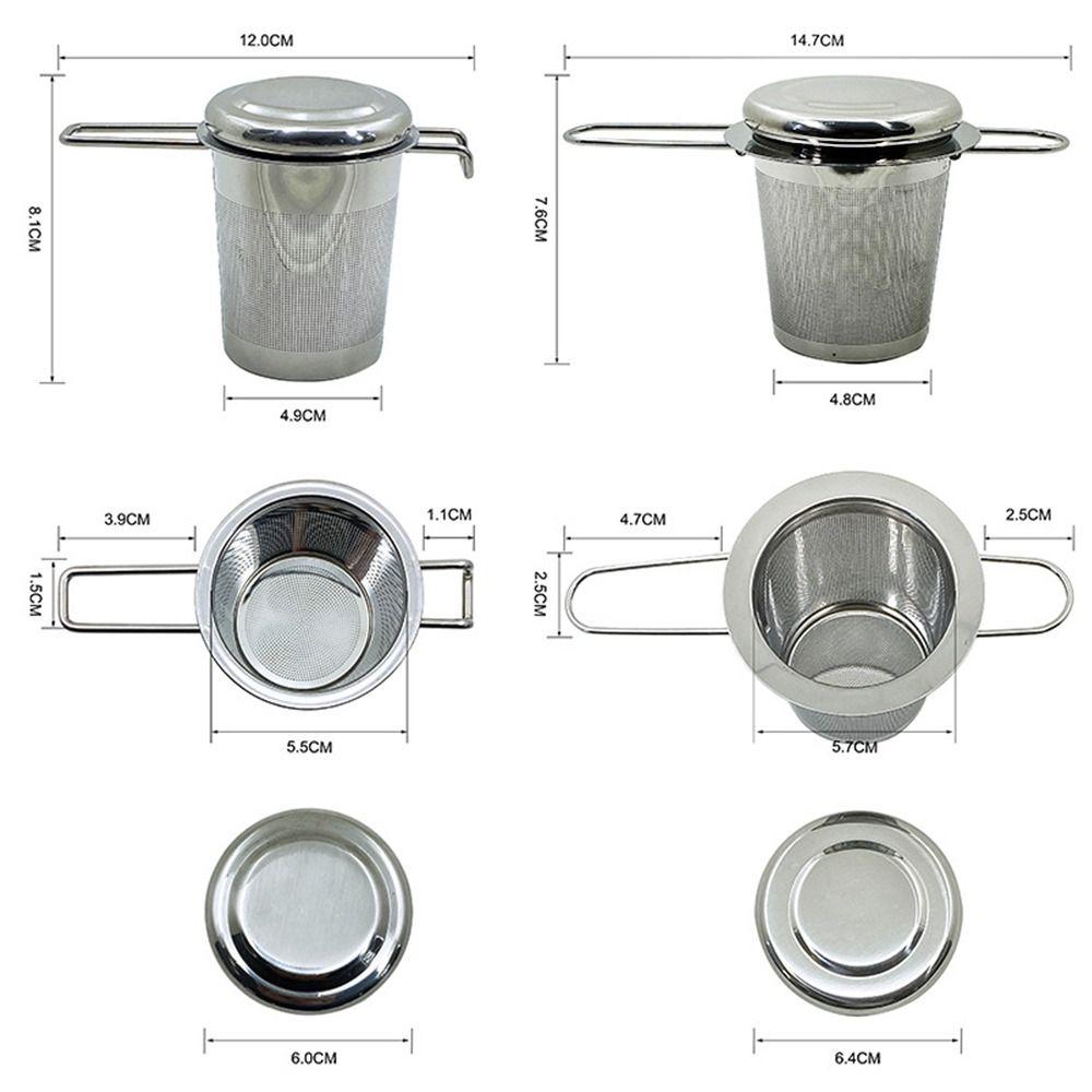 Reusable Tea Infuser Filter Stainless Steel Leaf Spice Filter Creative Mesh Tea Infuser Tea
