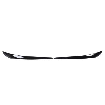 2 Pcs Headlight Eyebrow Headlamp Eyelid Cover Trim Frame Decal Cover for 3 Series E92 E93 LCI 2010