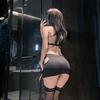 Sexy Lingerie Women's Sexy Tight Hips Secretary Uniform Seduction Perspective Nightclub Teacher Suit Women's Suit