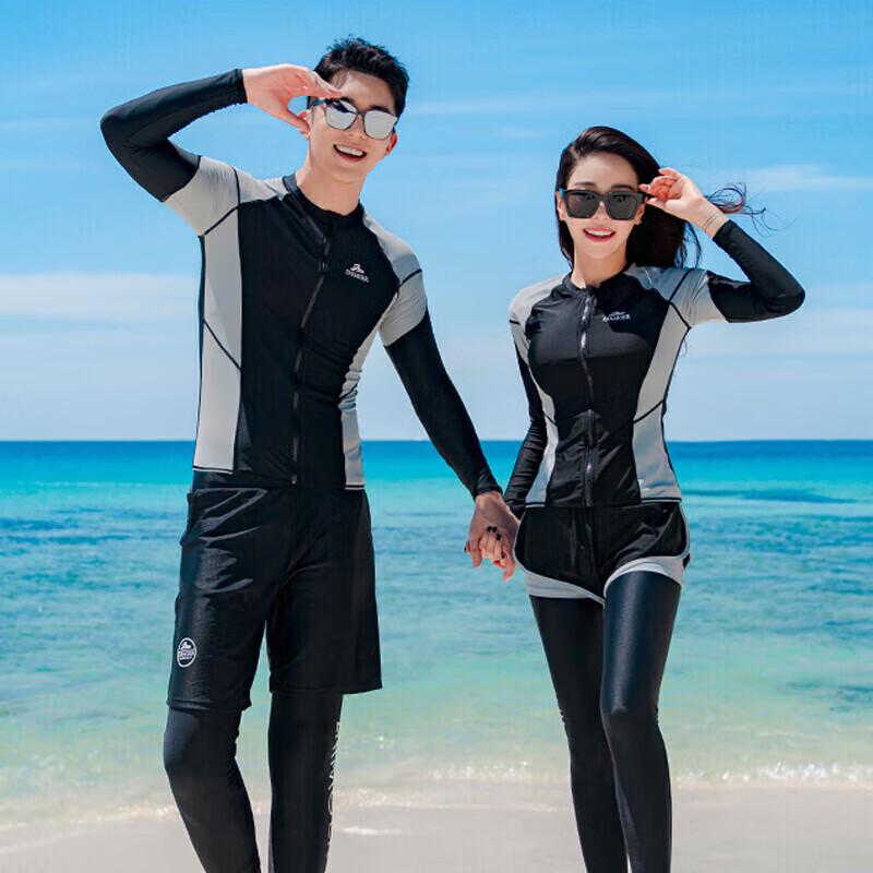 YiFu Couple's UV Protection Quick-Dry Diving & Snorkeling Set