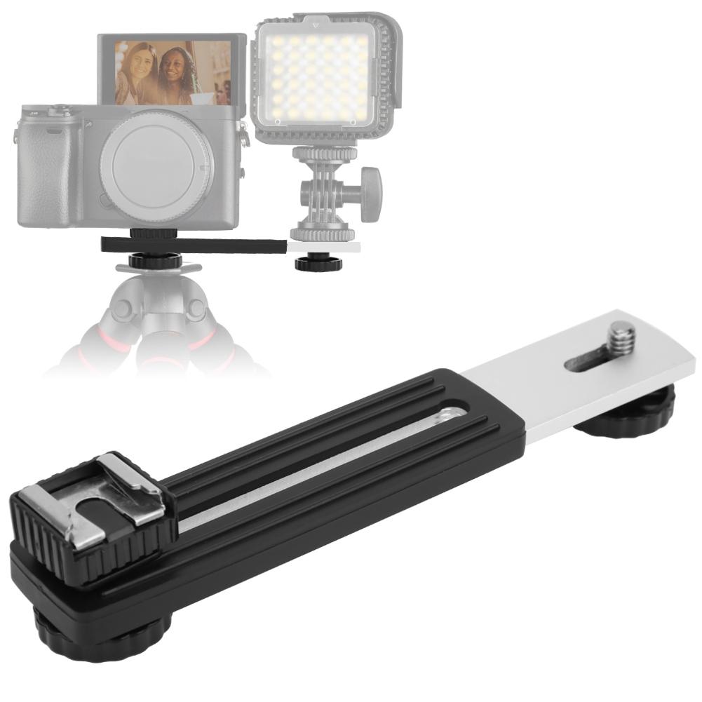 Microphone Fill Light Expansion Bracket Adapter Stand for Universal Digital Camera