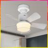 Three Wind Speed Electric Ceiling Fan Light E27 Socket Fan Lamp Living Room Bedroom Dimmable RGB Lighting Ceiling Fan