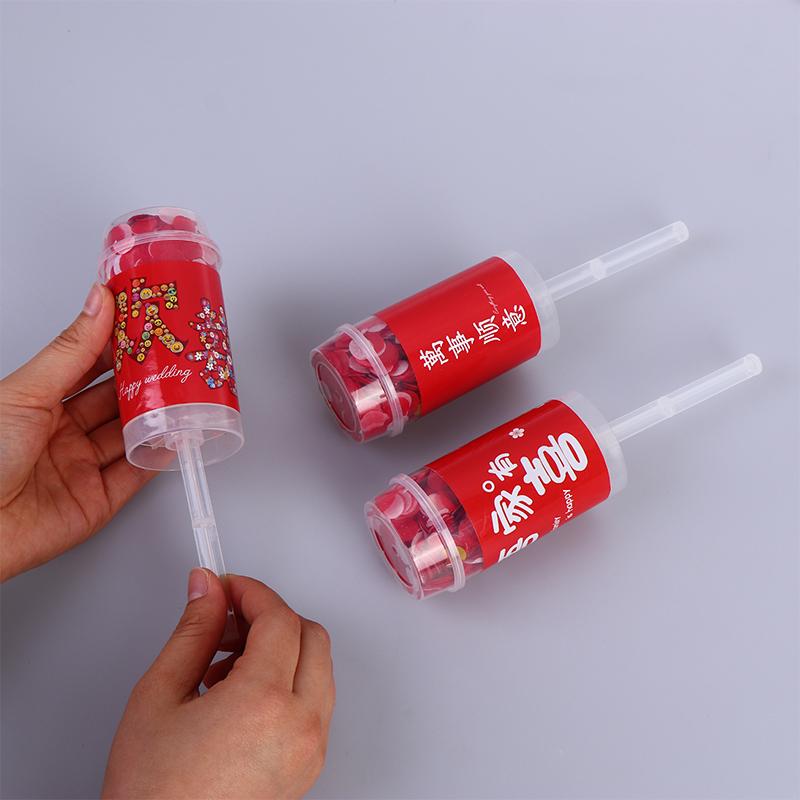 Wedding Celebration Spray Confetti Canister with Portable and Convenient Design