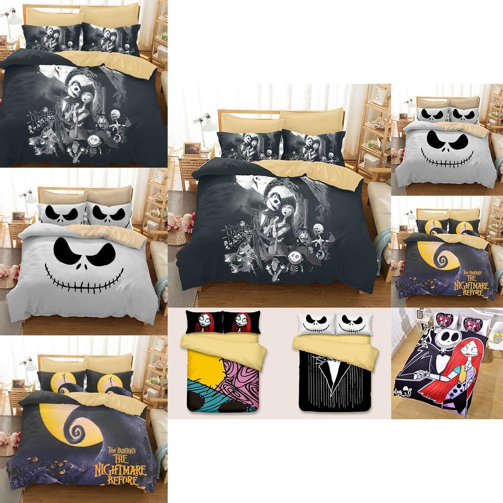 New Hot Nightmare Before Christmas Jack Duvet Cover Sets Quilt Cover Bedding