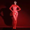 Xiyue 8D Oily Fun One-Piece Temptation Seamless Tight Wrapping Five-Finger Stockings Clothes Black Silk Full Body Socks