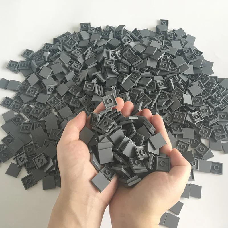 DO-IT-YOURSELF Enlighten Constructing Block Bricks 100Pcs Flat Tile 2x2 Ideal For Children Compatible All S 2*2 Assembles Particles 3068