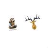 Deer Head Table Sign Acrylic Home Decor Resin Desktop Ornament Wall Sculpture Distinctive Design
