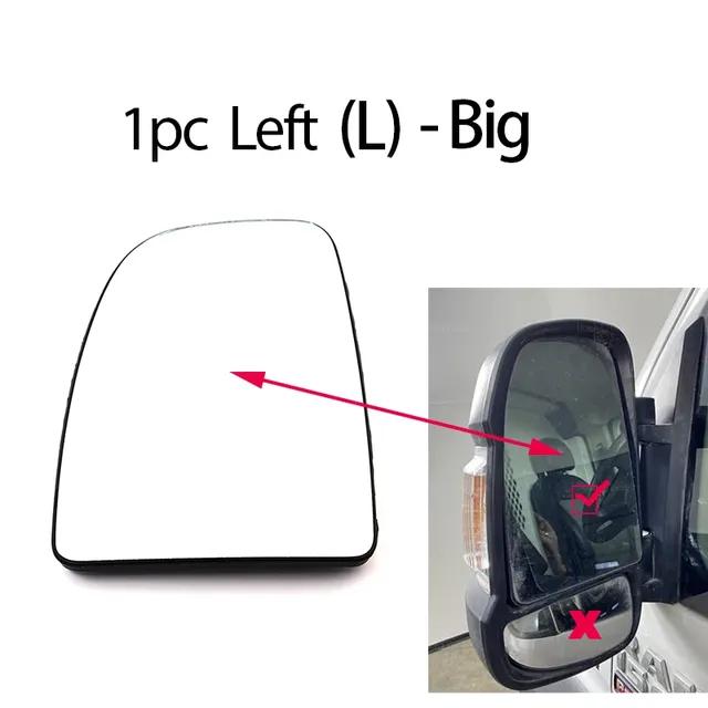 Driving or Passenger Side Mirror for Fiat Ducato 21-23 Ram ProMaster 14-23 Heated Mirror Glass Side Door Rearview Wing Mirror