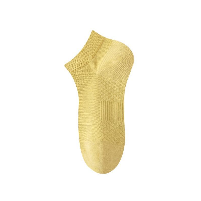 Summer Pure Cotton Boat Socks for Girls, Invisible Socks, Thin, Ultra-shallow, Sweat-absorbing and Non-dropping Cotton Short-sleeved Socks