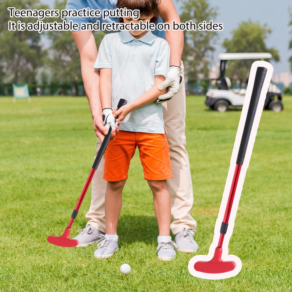Double-sided Retractable Adjustable Golf Putter With Graduations (Junior Practice Model)