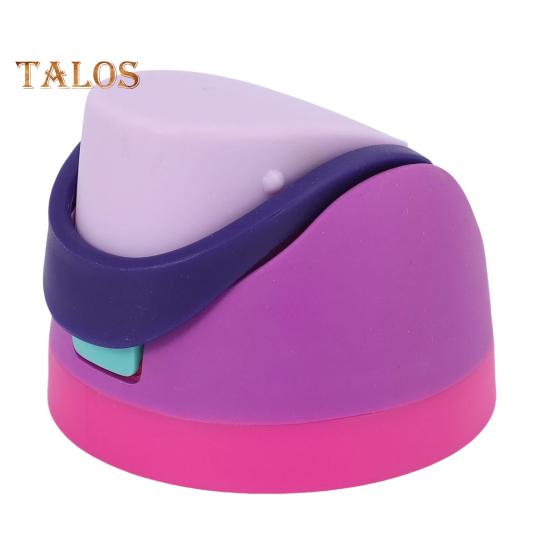 

Крышка для бутылки с водой с трубочкой, крышка из пищевого пластика без содержания бисфенола А с ручкой, устойчивая к брызгам крышка, сменные колпачки для кофейной кружки-холодильника розовый/фиолетовый