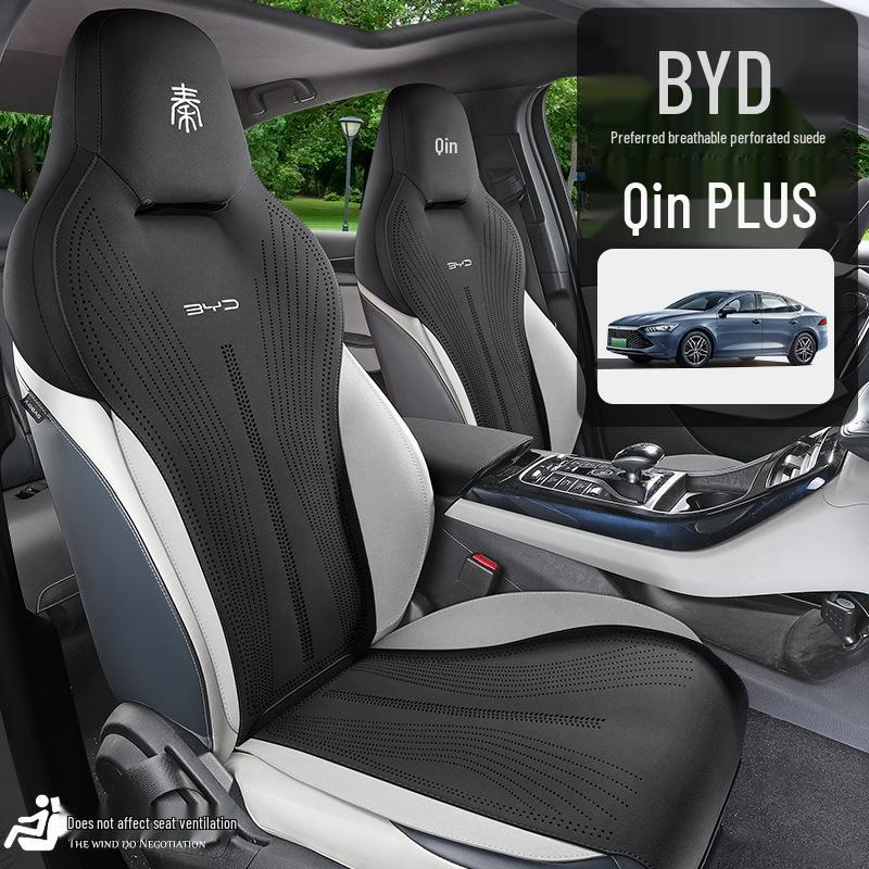 Four-Season Semi-Wrapped Car Seat Cushion for BYD Qin PLUS