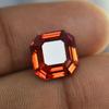 CERTIFIED Natural ORANGE Sapphire 6.20 Ct Mind Blowing SQUARE CUT Gemstones S-1841