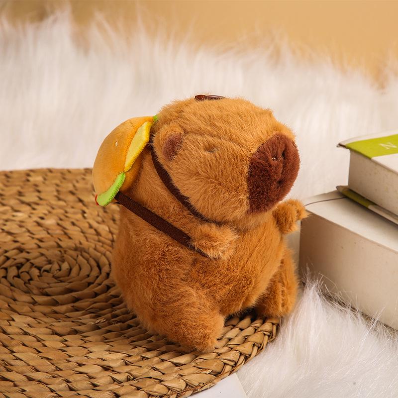 

Оригинальный рюкзак капибары, плюшевая игрушка в шляпе на день рождения - милая кукла Y2K, интернет-знаменитость 12cm