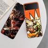 My Hero Bakugou Katsuki Phone Case For Samsung Z Flip 7 6 5G Galaxy Z Flip 5 4 3 Black Hard Cell Cover Luxury PC Shell Coque