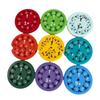 9Pcs Math Facts Fidget Educational Learning Rotary Toy Whirligig for Kids Chat Game Addition