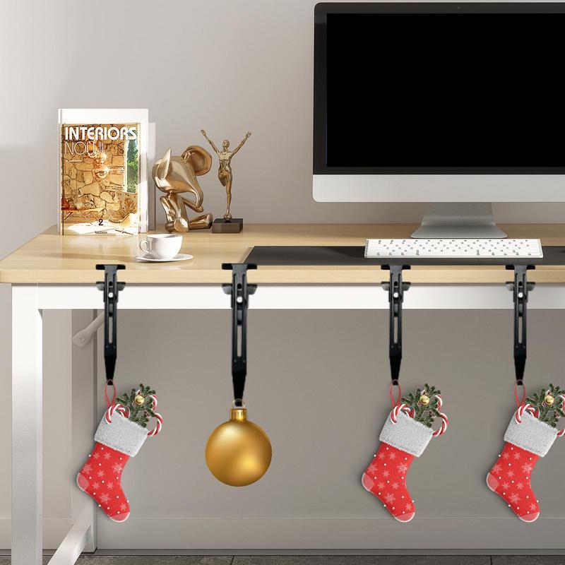 Christmas Stocking Hooks Stocking Hook Christmas Ornaments Metal Stockings Hangers Heavy Mantel Stocking Hooks Fireplace