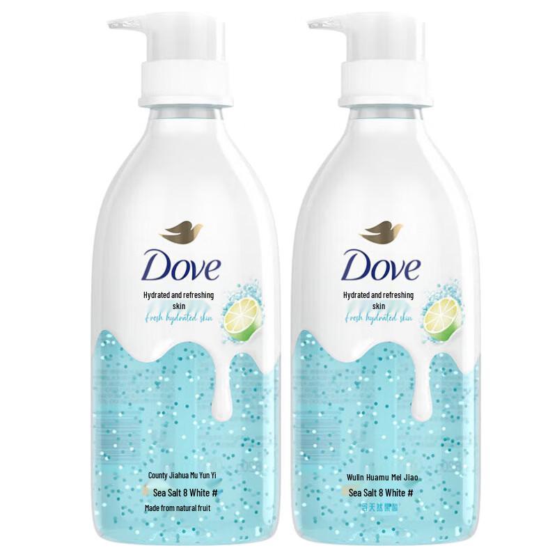 Dove Glacier Sea Salt & White Grapefruit Essence Body Wash